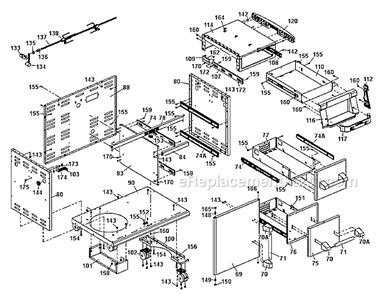 Part Location Diagram of S15259 Broil King Spit Rod